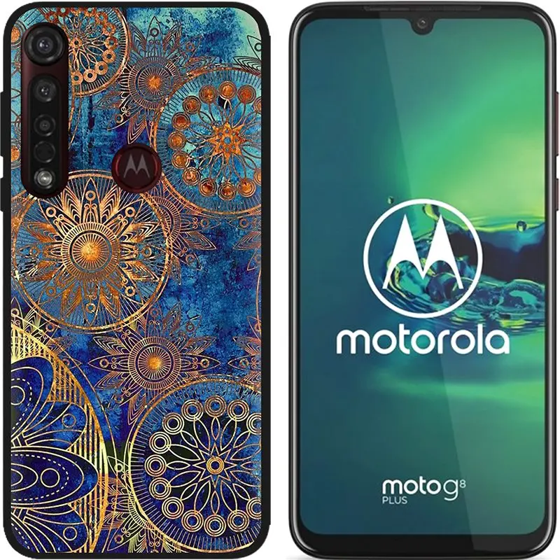 Чехол для Motorola Moto G8 Plus, мягкий матовый чехол с милыми животными и цветочным мрамором для Moto G8 play one macro, силиконовый чехол для телефона s - Цвет: Армейский зеленый