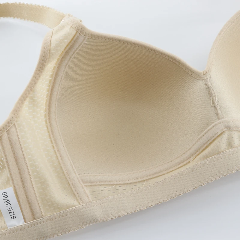 Beauwear пикантные беспроволочное нижнее белье для девочек; Спортивный бюстгальтер для девочек переходного Для женщин без подкладки пуш-ап лифчик большого размера, размеры чашечек A B C, 36, 38, 40, 42, бюстгальтер без косточек нижнее женское белье с бюстгальтером с мягкой чашкой