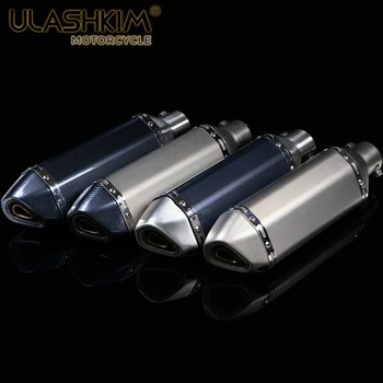 

Universal 36~51mm Motorcycle Muffler Exhaust Slip-On Escape Pipe with DB Killer Stainless Steel Fit 50cc - 750cc Most Motorcycle