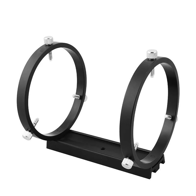 

120mm Mounting Bracket Full Alloy with 160mm Dovetail Mounting Plate APO Hoop Guidescope Adapter for Astronomical Telescope