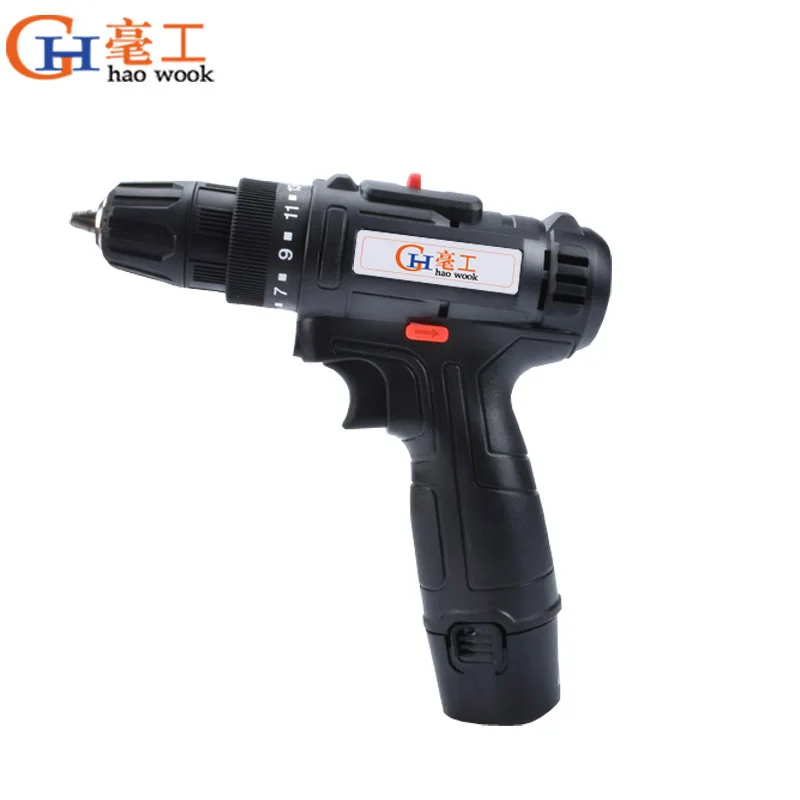 Haowook 25+1 Torque 16.8V 2-Speed Electric Cordless Screwdriver Drill Battery Mini Drill Rechargeable For Electrical Tools