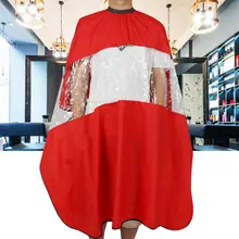 Парикмахерский Профессиональный парикмахерский фартук для стрижки волос окрашивание мантия накидка для домашнего парикмахерского магазина красные парикмахерские инструменты