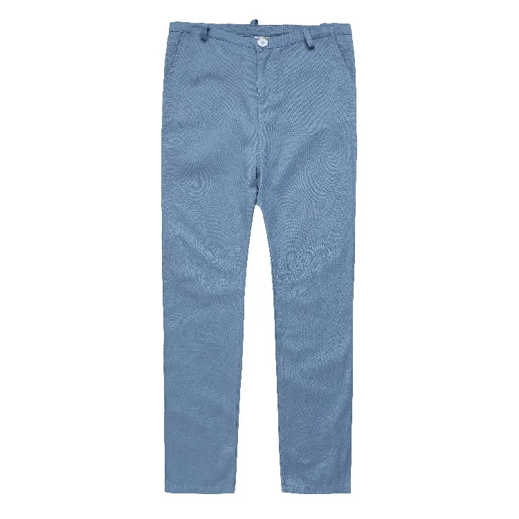 

2019 Linen Pants Men's Trousers Loose And Plus-sized Straight-Cut Fashion Casual Pants Summer Thin Section Cotton Linen Fabric L