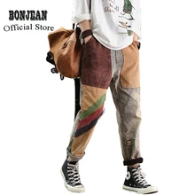 Женские джинсы, джинсовые штаны, штаны с потертостями, в стиле ретро, винтажные, модные, повседневные, длинные, большие, свободные, для весны и осени, AZ37193318