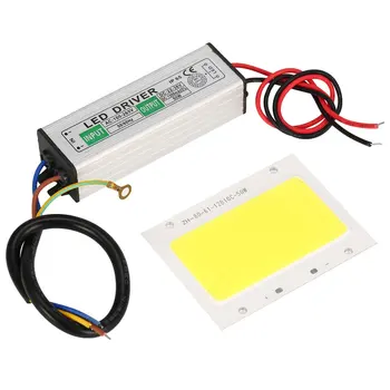 

ICOCO 50w Led Chips Bulb Bead With Led Driver Lighting Transformers Adapter