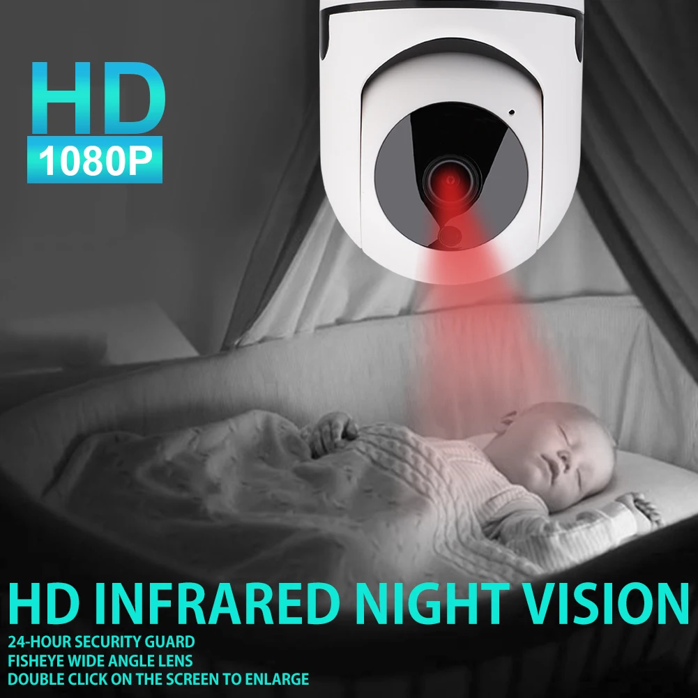 1080P Облако IP Камера Беспроводной детские для слежки за домашней безопасностью наблюдения камера с автоматическим отслеживанием сетевая камера с WiFi CCTV Камера
