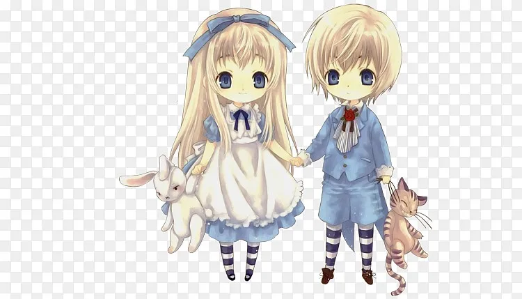 卡通美少年美少女动物png图片素材免费下载 图片编号yemplbeg Pngbag素材网