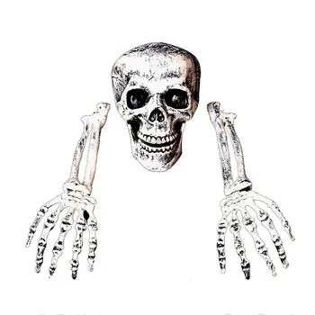 

Halloween Decoration Skull Hand Bone Simulation Skull Props Horror Mini Plastic Bar Haunted House Roombreak Party Decoration