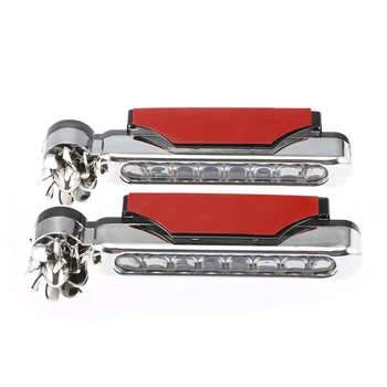 

Motorcycle Daytime Running Light DRL Warning Lamp Car Wind Powered Auto White