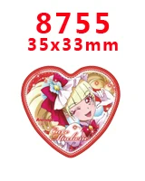 8755 30 шт мультфильм персонаж плоское украшение из смолы PR 6872 - Цвет: 8755