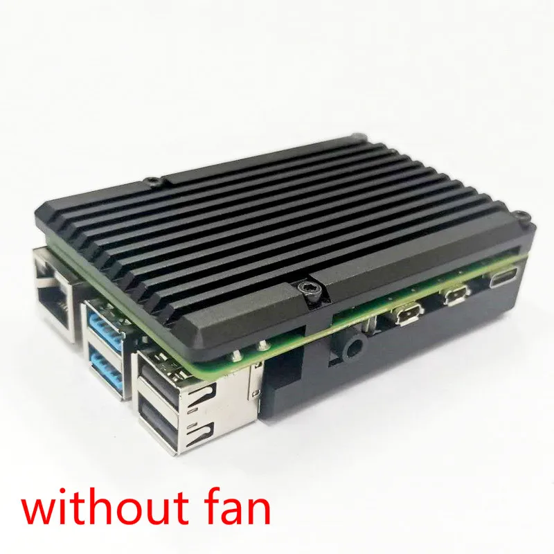 Для Raspberry pi 4 металлический корпус 4 поколения+ коробка из алюминиевого сплава 4b теплоотвод оболочки аксессуары