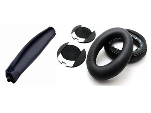 Накладки для наушников Bose QC2 QC15, сменные накладки для ушей, оголовье, защита, тихая, удобная, черная, Yw - Цвет: Black