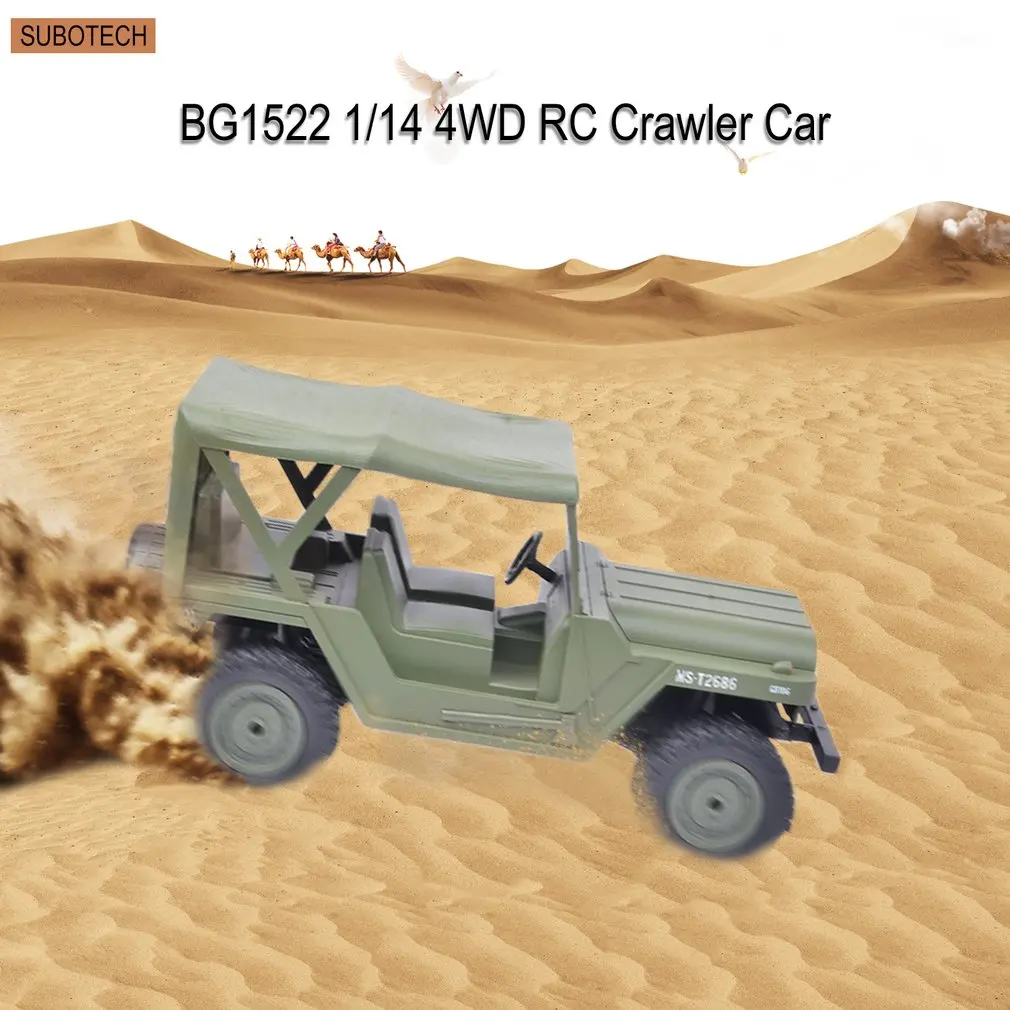 SUBOTECH BG1522 1/14 2.4G 4WD Crawler Off-road RC Climbing Car Buggy Toys High Speed Vehicle with Headlight RTR HOT!
