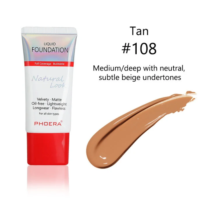 Ladies Matte Silky Hose Foundation Cream Long-lasting Whitening Concealer Foundation LDO99