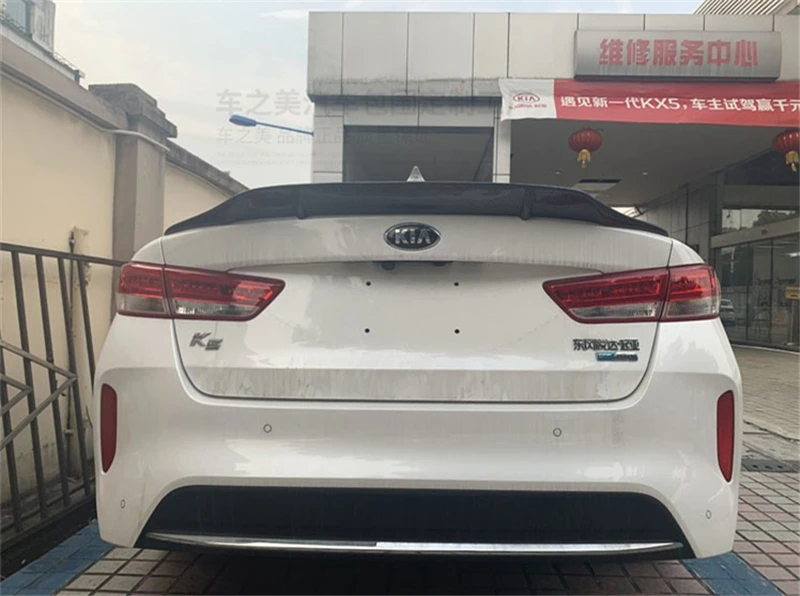 Для Kia K5/спойлер Optima- углеродное волокно/FRP праймер заднее крыло r-тип спойлер, аксессуары