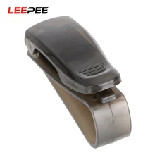 LEEPEE с автозажимом автомобиля солнцезащитный козырек Солнцезащитные очки держатель для очков футляры для очков Портативный Авто аксессуары держатель для хранения LEEPEE с автозажимом автомобиля солнцезащитный козырек Солнцезащитные очки держатель для очков футляры для очков Портативный Авто аксессуары держатель для хранения