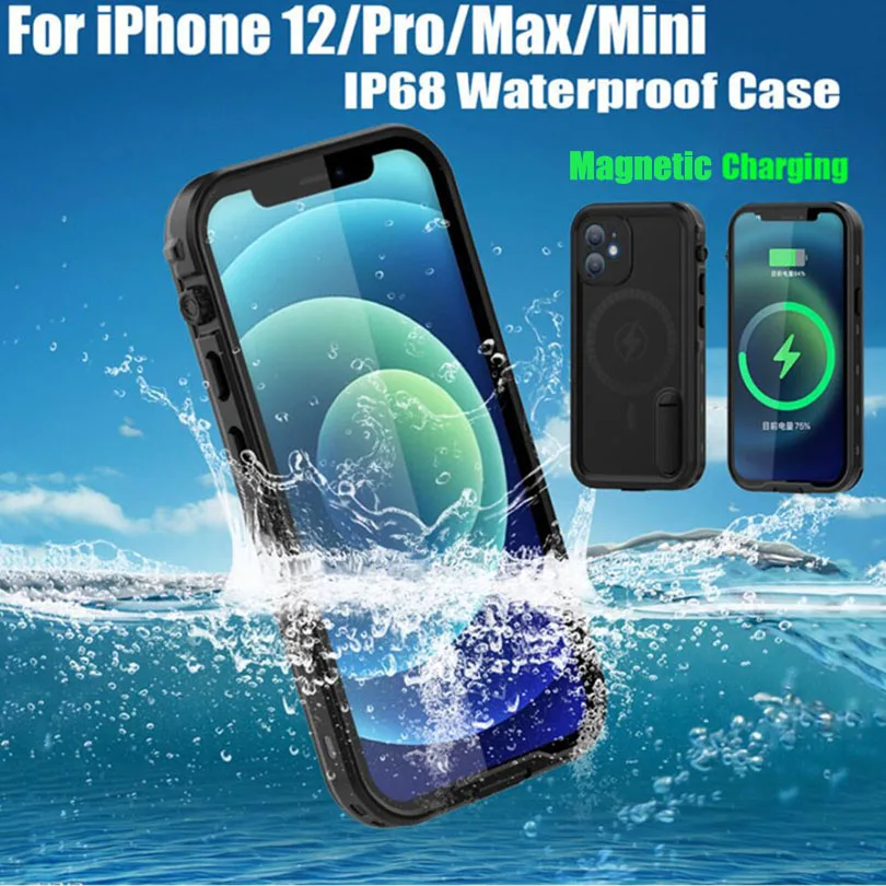Водонепроницаемый чехол Redpepper IP68 для Apple iPhone 12 Pro Max ударопрочный защитный