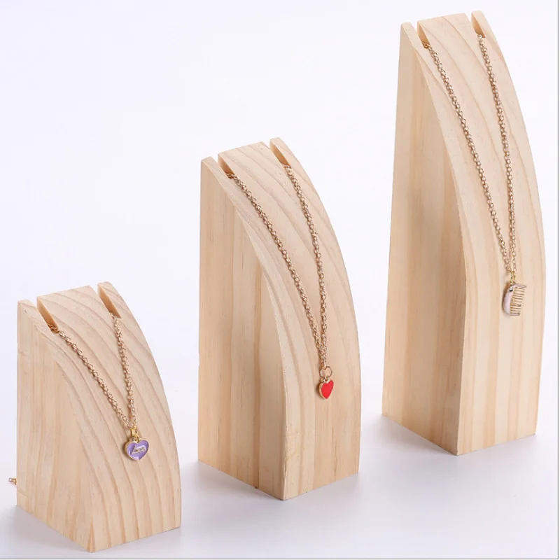 3 слота Высокая класс журнала ювелирные изделия Цепочки и ожерелья Дисплей Стенд