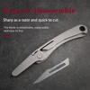Folding knife multi-functional emergency medical EDC titanium alloy high hardness portable outdoor rescue tool knife ► Photo 2/6