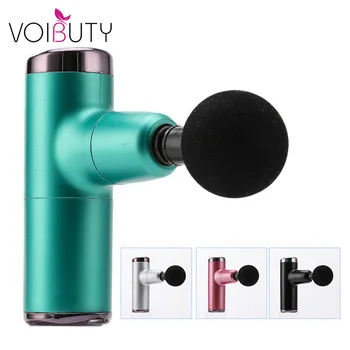 

Mini Electric Massage Gun Tissue Percussion Small Fitness Equipment Deep Muscle Fascial Body Massager Gun Acid Relief Pain Relax