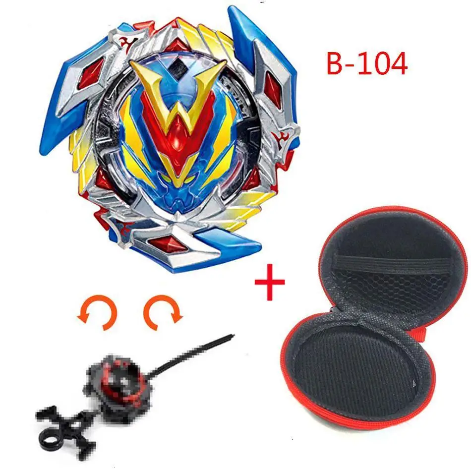Beyblade Burst B148 B150 149 с пусковой установкой Bey Blade лезвия Топ спиннинг игрушки для детей Металл Пластик Fusion 4D подарок - Цвет: B104