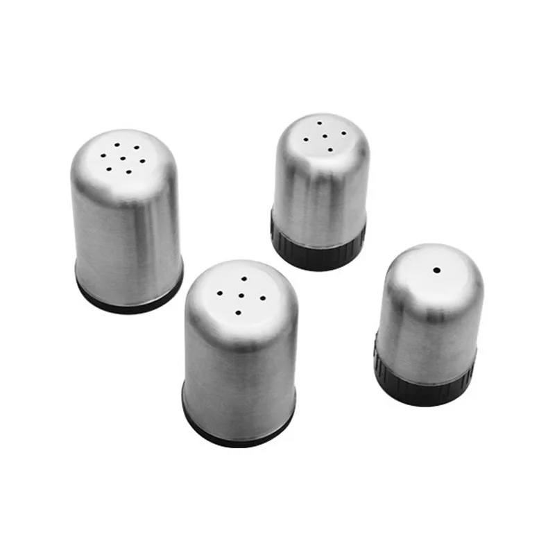 300Pcs/Lot Stainless Steel Spice Jar Dredge Salt Sugar Spice Pepper Shaker Seasoning Multi-purpose Kitchen Tool