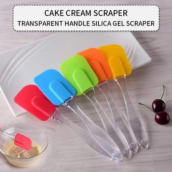 Baking Scraper Cake Baking Tool Food Grade Non Stick Spatula Butter Spoon Cooking Silicone Spatula Rubber Shovel Bakery Tools