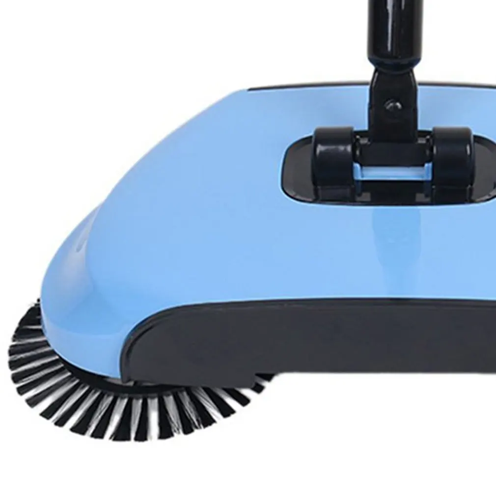 Sweeper Hand Push Household Vacuum Cleaner Blue Sweeper Home Push Type Broom Set Gift Double-handed Push Sweeper