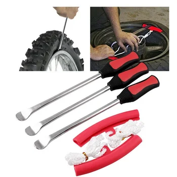 

5Pcs Tire Change Repair Tool Carbon Steel Motorcycle Car Tires Disassemble Reinstall Rim Sheaths Heavy Duty Lever Tool Kit