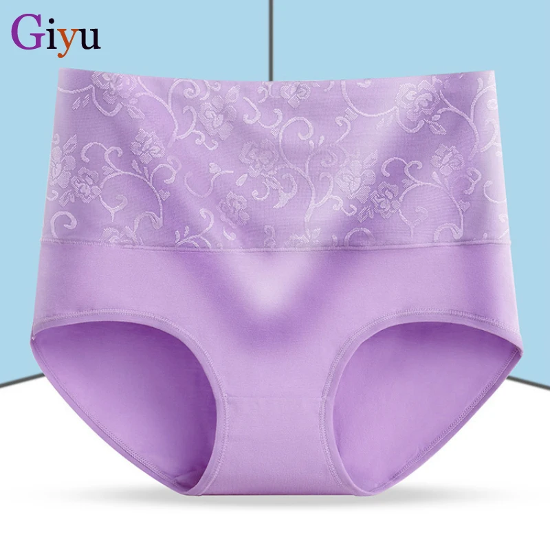 

Sexy Womens' Panties Body Shaper Hip Abdomen Tummy Control Briefs Comfortable Cotton High Waist Lace Lady Underwear Plus Size