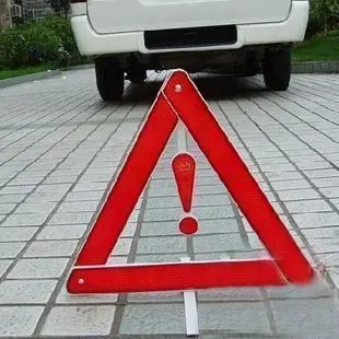 Автомобильный Предупреждение Треугольники автомобильный штатив внутреннее автомобильное отражающее парковки Предупреждение неоновая вывеска автомобиля безопасный штатив-Трипод