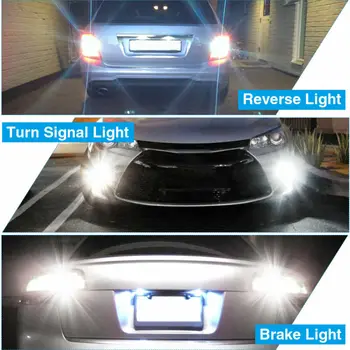 

20pcs LED Interior Light Cool White 1156 18-SMD RV Trailer Bulbs Truck