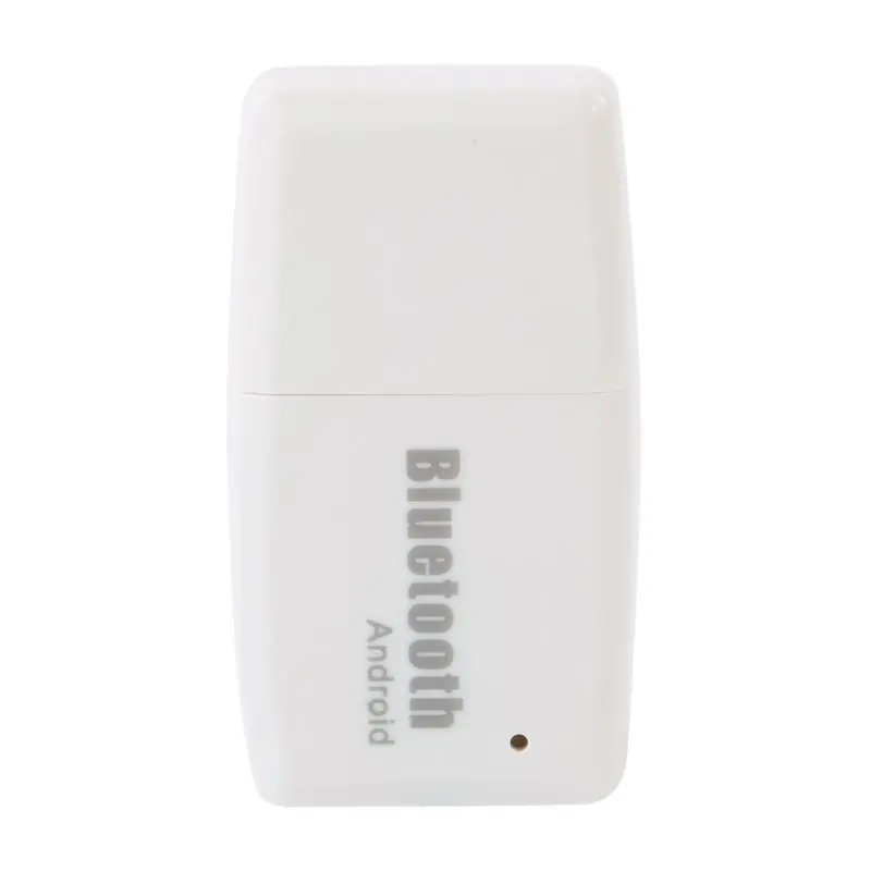 Белый беспроводной Bluetooth 4,1+ EDR USB вспомогательный аудиоресивер адаптер для Android телефона iPhone для iPad