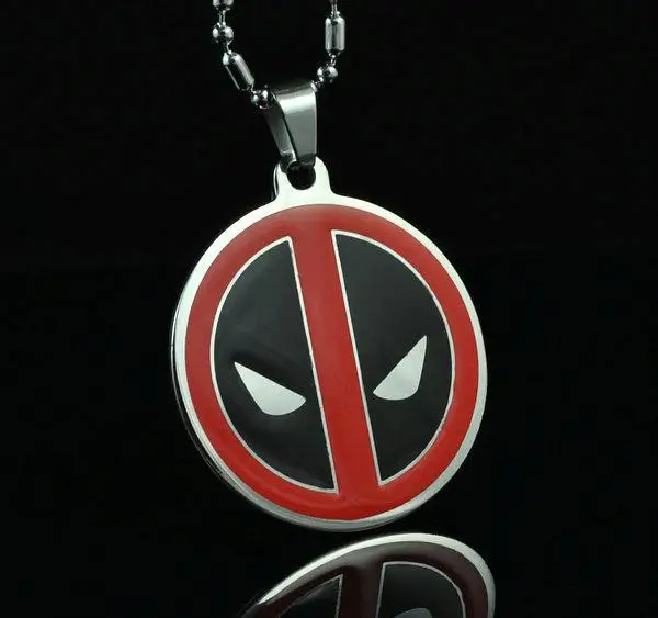 

Anime Peripheral Stainless Steel Ornament America Superheroes Necklace Titanium Steel MEN'S Necklace Supply of Goods