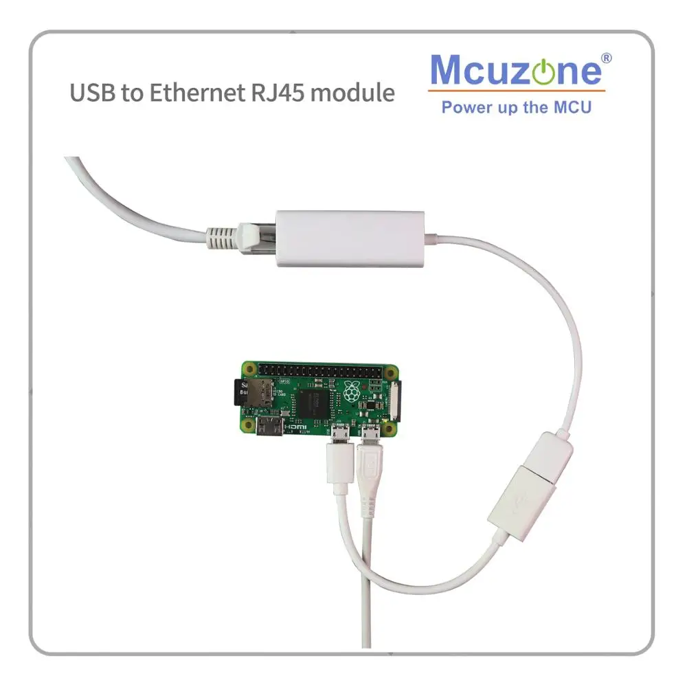 

USB Ethernet RJ45 для Raspberry Pi zero W, Plug and play
