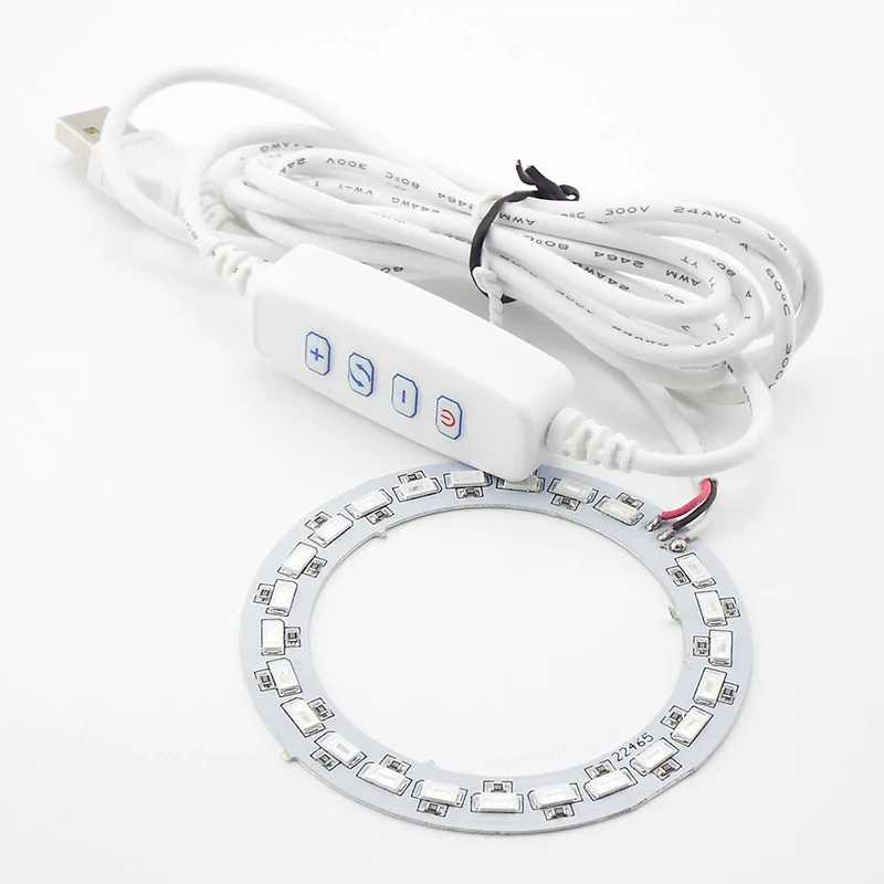 Description Picture 6 of item5V USB LED SMD Grow Light Chip Growing Lamp Chips Plant Light Board 5730 Brightness Dimming Night Control Cable Red Blue light