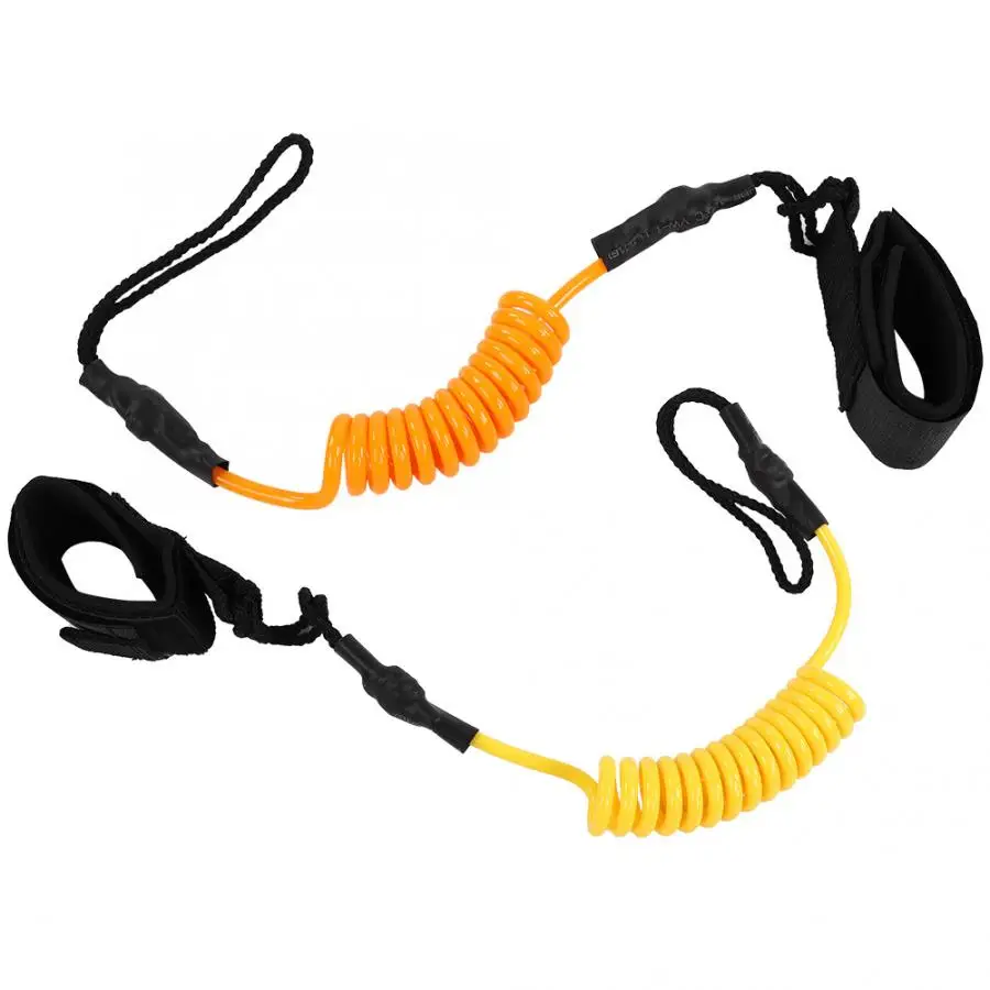 Surfing Kayak Leash Rope Boat Safety Paddle Stand Up Paddle Surfing Leash Safety Hand Rope for Surfboard Accessories surfboard leash watersports rope