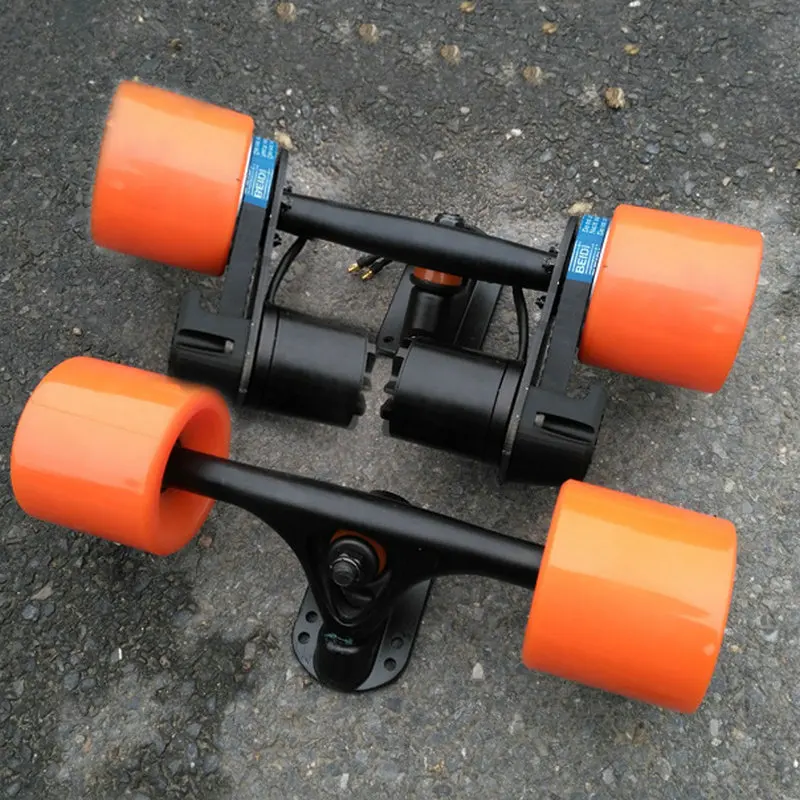 kit 18 New Electric Skateboard Wheels Double Drive Truck Electric Skateboard Single Drive Gear Belts Electric Skateboard Parts - Цвет: kit 18