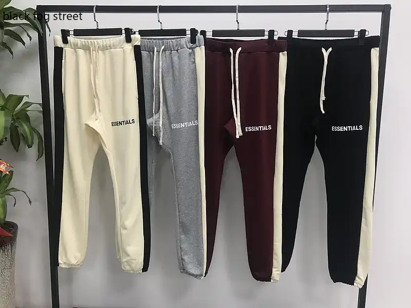 fog essentials side stripe sweatpants