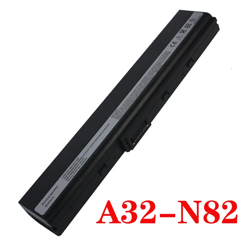 Аккумулятор для ноутбука ASUS A32-N82 A42-N82 N82 N82JQ N82E N82JV N82EI N82J X42 X42D A40J X42F X42J 4400 мА/ч, 11,1 В 6 ячеек