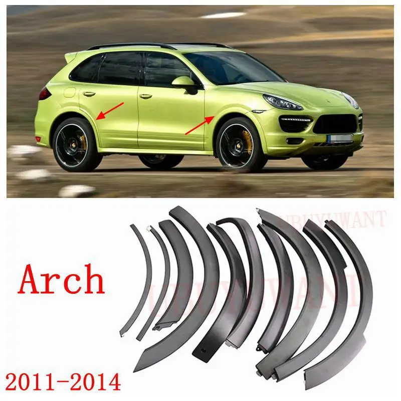 Best Price UBUYUWANT For Porsche Cayenne 2011-2014 High Quality Auto Mudguards Car Fender Wheel Eyebrow Protector Wheel Arch Trim Strip Best Price UBUYUWANT For Porsche Cayenne 2011-2014 High Quality Auto Mudguards Car Fender Wheel Eyebrow Protector Wheel Arch Trim Strip