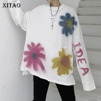 

XITAO Letter Pattern Sweatshirt Fashion New 2020 Spring Small Fresh Pullover Elegant Pullover Minority Sweatshirt DMY2625
