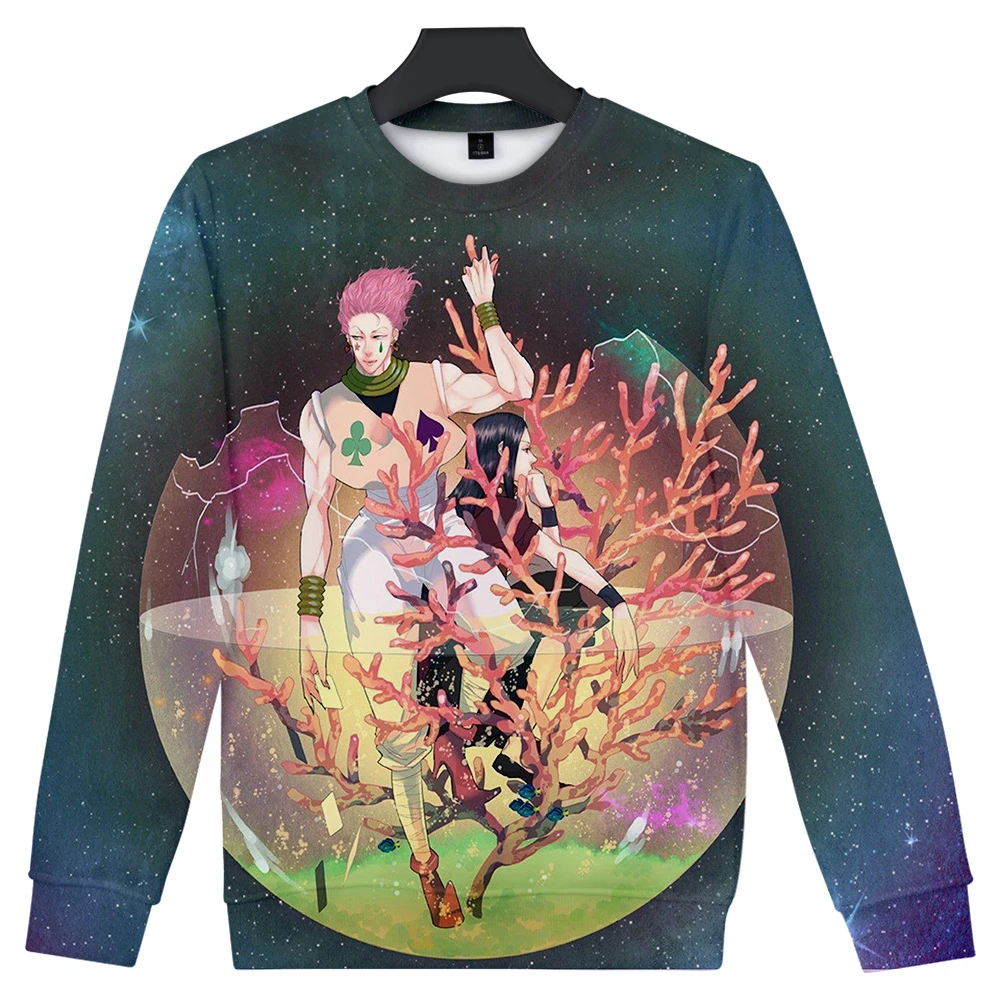 Теплая толстовка с капюшоном Fantasierijke HUNTER-HUNTER hisoka Mannen/Vrouwen в стиле хип-хоп Harajuku и