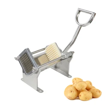 

Manual Potato Chipper Stainless Steel 3 kind Blades Vegetable Cutter Chip Fruit Slicer Chopper Chipper French Fry Cutters