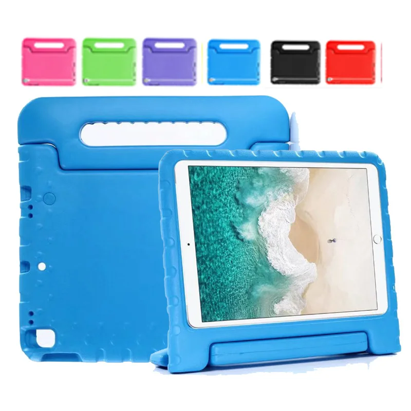 Планшетный чехол для Ipad 10,2 Детские чехол из материала ЭВА для Apple Ipad 7 7th 10," A2200 A2198 A2197 Air 3 10,5 W/держатель для ручки
