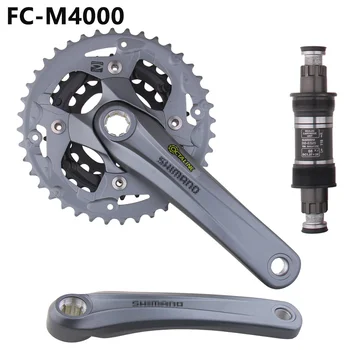 

SHIMANO ALIVIO FC M4000 Mountain Dike Crank Set Aluminium Crank Sprocket BB bottom bracket 40-30-22T Bicycle Chainwheel 3X9Speed