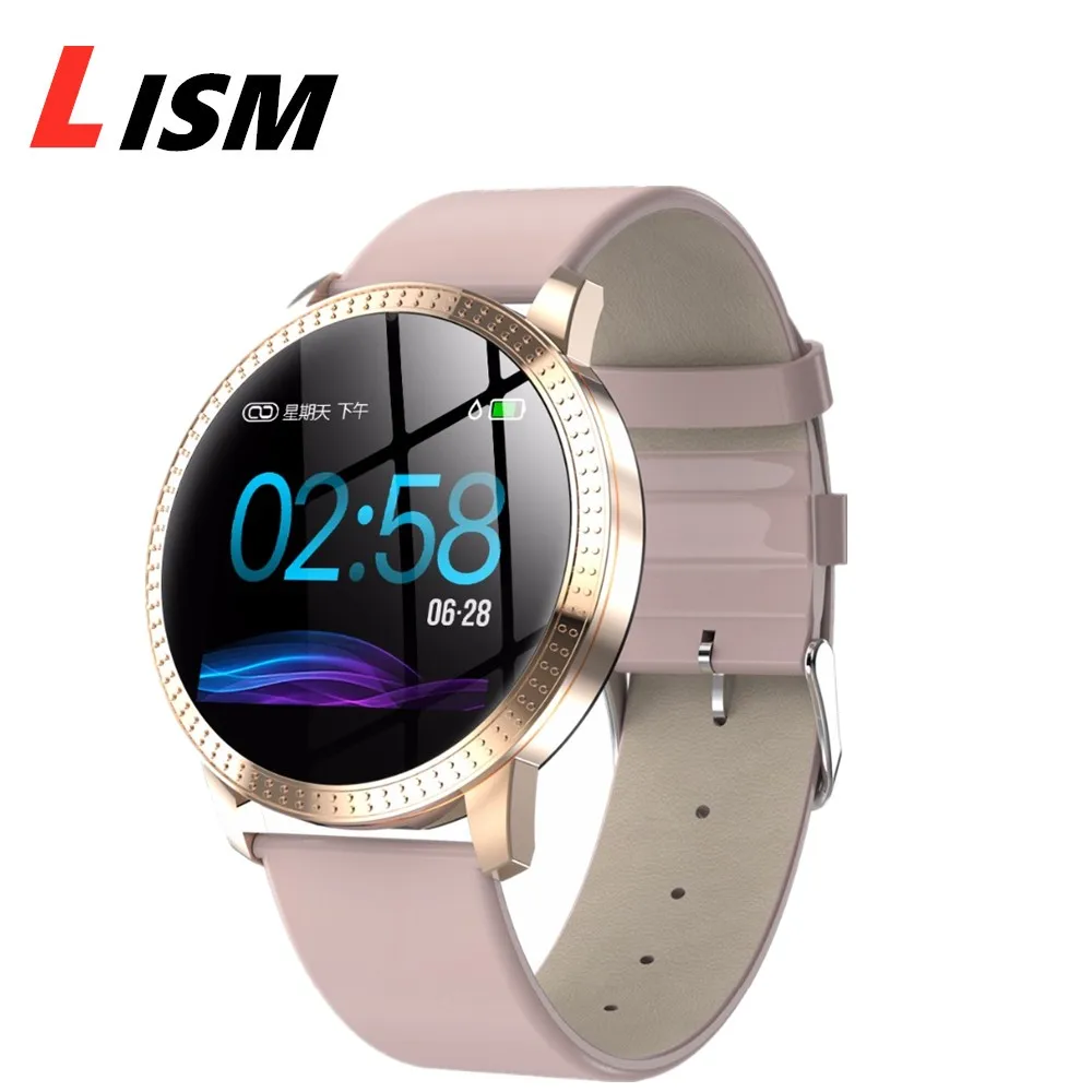Женские Смарт часы для фитнеса женщин бега Reloj монитор сердечного ритма Bluetooth