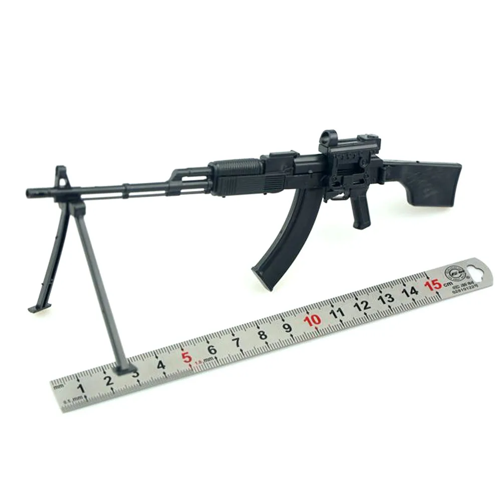 Масштаб 1/6 RPK74M пулемет Сборная модель головоломки кирпичи военное оружие