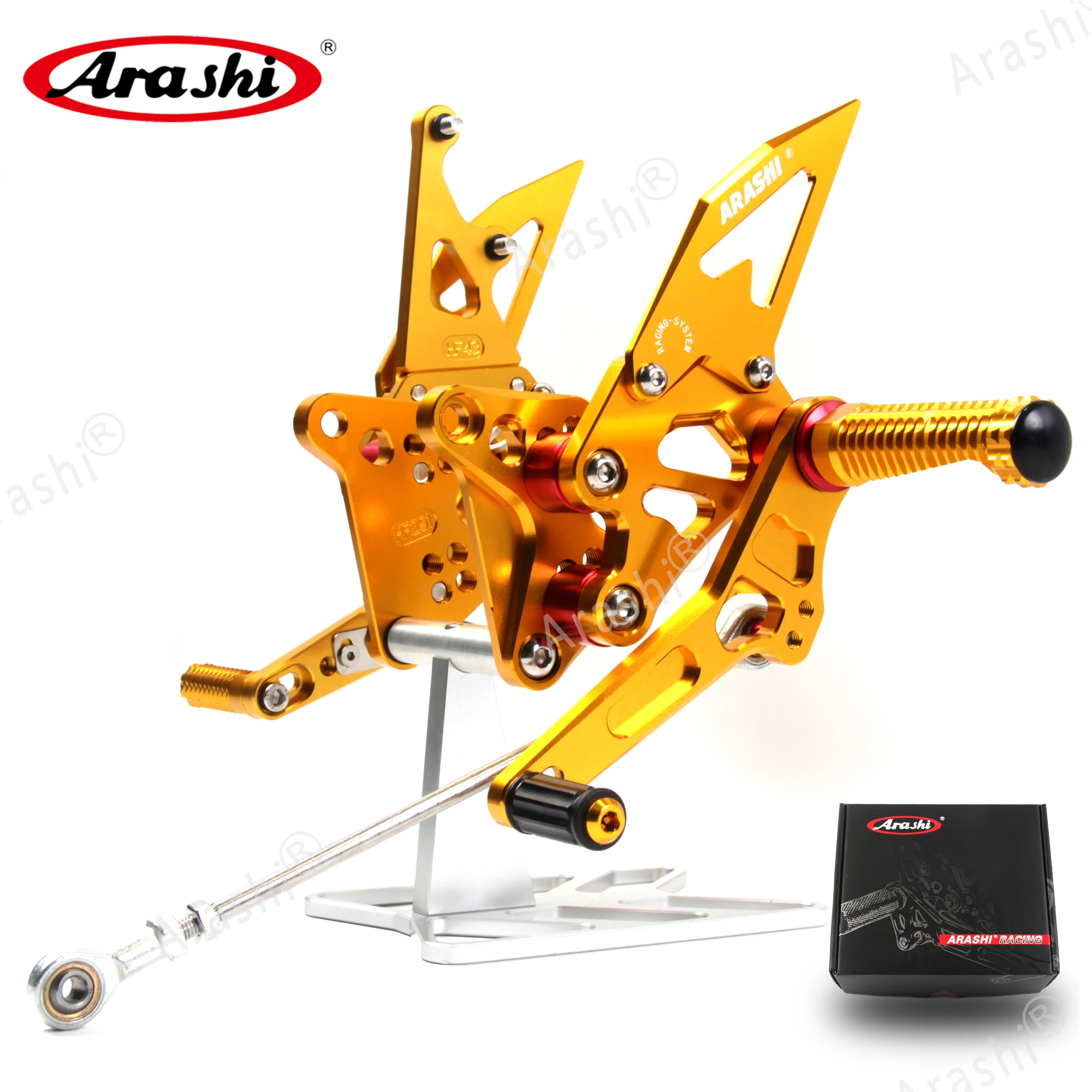 Arashi для SUZUKI HAYABUSA GSXR1300 GSX1300R 2008 - 2019 CNC регулируемая подножка фонарь 1300 2013 2014 2015 2016 2018