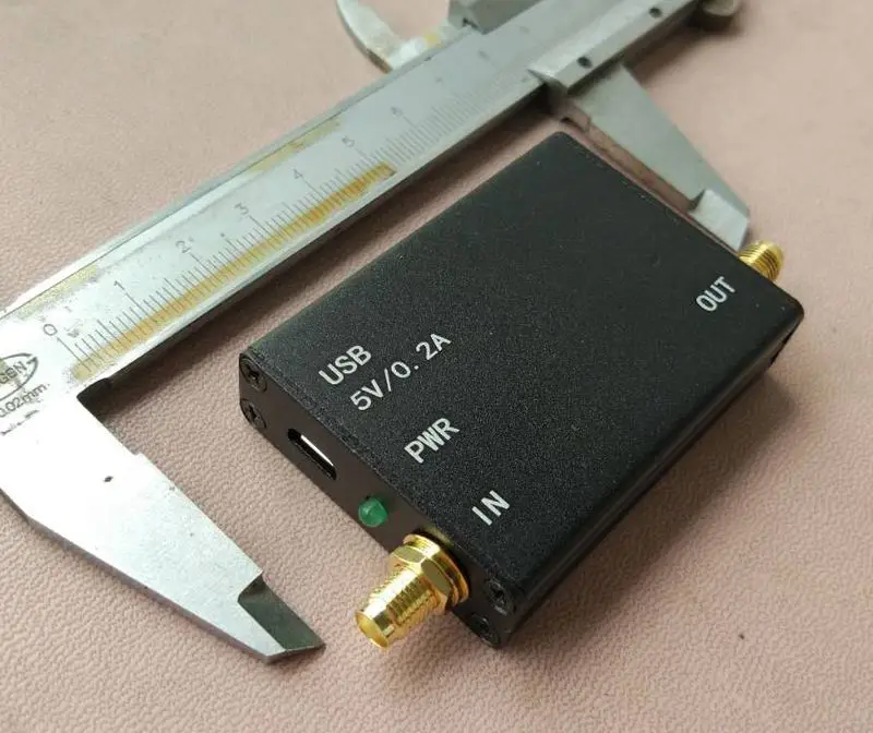 Простой усилитель спектра, LNA, 25 M-6G 20DB 5V источник питания для улучшения чувствительности на входе